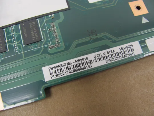 Купити 776-13 материнська плата 60NB07M0-MB9010 SR2KN  Celeron N3060 для ASUS R752 X751 F751 R751 оригінал