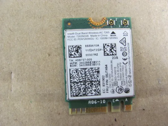 номер0628-18 WI-FI модуль 7265NGW 00JT464  для LENOVO ThinkPad  T440S T450S  оригінал Ціна