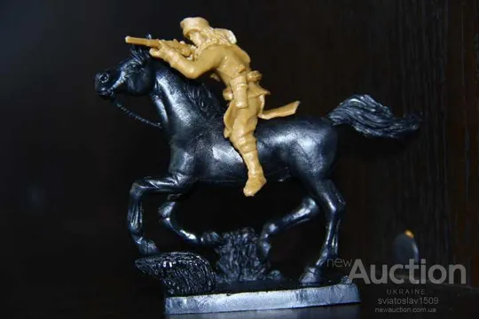 Индейцы Апачи на конях PARAGON 54-60мм Недорого