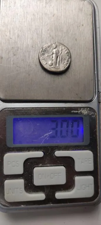 Богиня Предсказаний, предвидения Провиденция-монета денарий Древний Рим, император Адриан bk648 З аукціону
