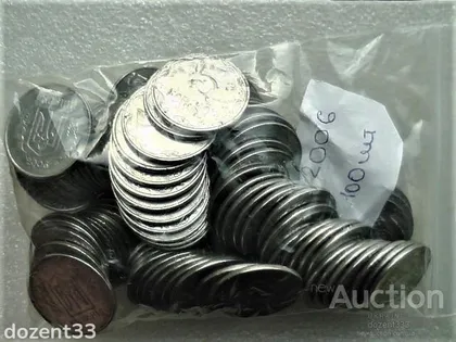 фото, 5 копійок 2006 рік Україна 100 штук одним лотом