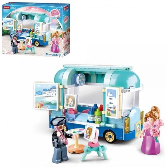 Конструктор Sluban Студия на колесах M38-B0865 184 детали Ціна