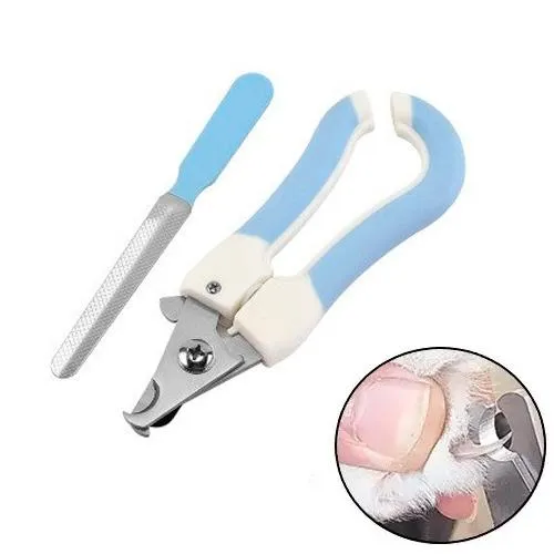 Когтерез кусачки для обрезания когтей котов собак, 16.5см, с фиксатором Ціна