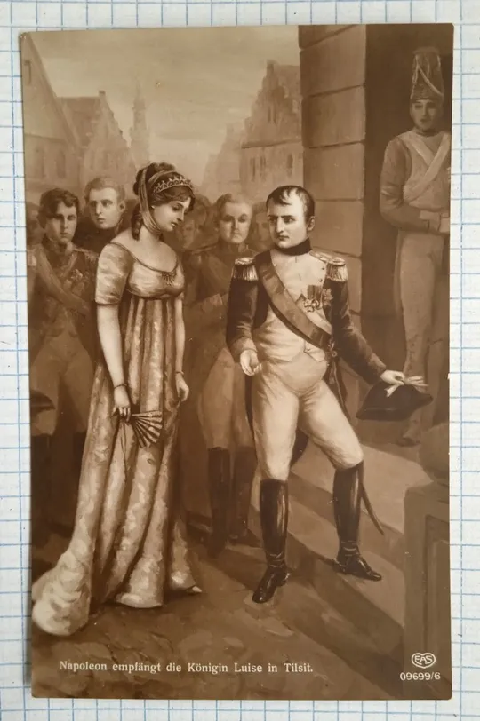 Поштова картка Наполеон та Луїза Пруська поч. ХХ ст. Німеччина bN03 Ціна