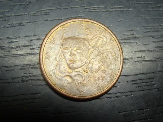 5 євроцентів 2017 Франція Ціна