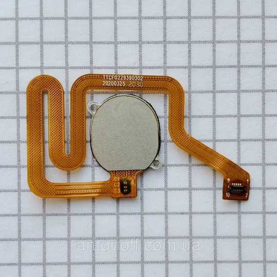 Купити Шлейф ZTE Blade A7S 2020 A7020 зі сканером відбитка пальця чорний оригінал