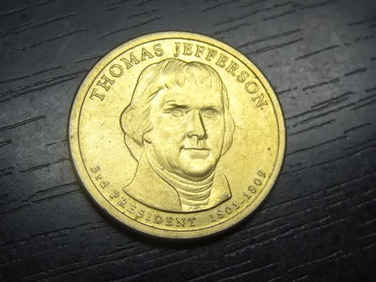 1 долар 2007 P США Томас Джефферсон Ціна