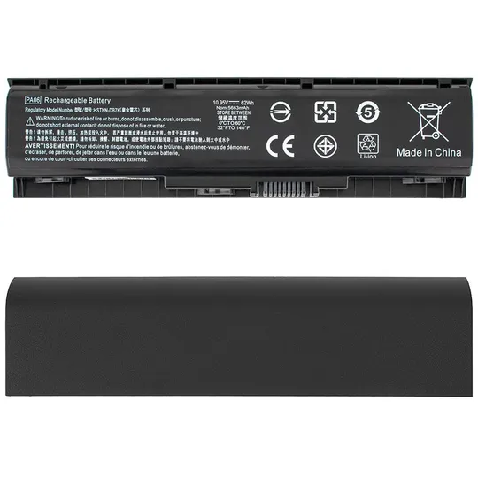 Батарея для ноутбука HP PA06 (Omen: 17-W000, 17-W200; Pavilion: 17-AB000, 17-AB200, 17t-AB200 series) 10.95V 5663mAh 62Wh Black Ціна