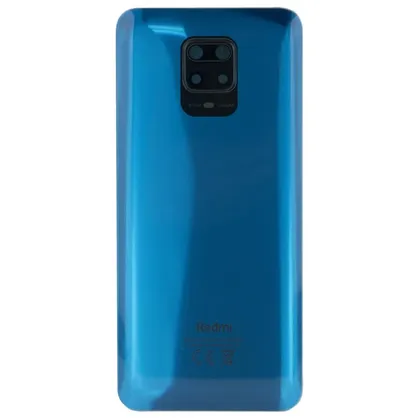 фото, Задня частина корпусу Xiaomi Redmi Note 9S / Note 9 Pro Aurora Blue (з склом камери)