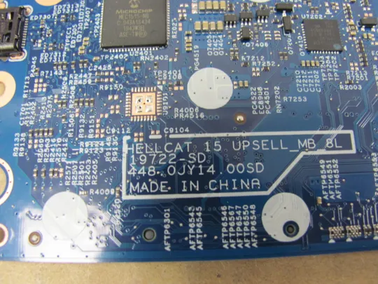 749-19 материнська плата 448.0JY14.00SD JY1D27  SRGKW I7-10510U для  DELL Inspiron 15  7400  7500 7506 2-in-1 оригінал Характеристики