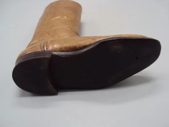 Сапог подставка для ручек карандашница 1929 г. подарок председателю Артели натуральная кожа №13957 Де купити