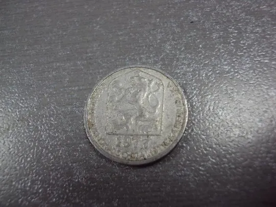 Купити монета чехословакия 10 геллеров 1977 №8409