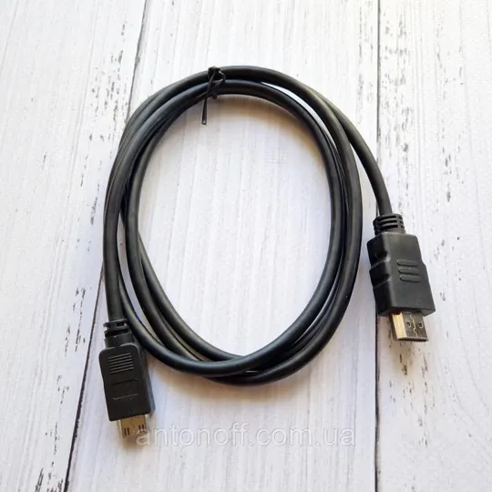 Купити Кабель HDMI-micro to HDMI 1.5 метра чорний
