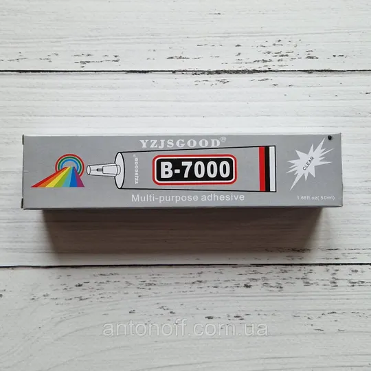 Клей B-7000 50мл силіконовий прозорий (в тюбику) З аукціону