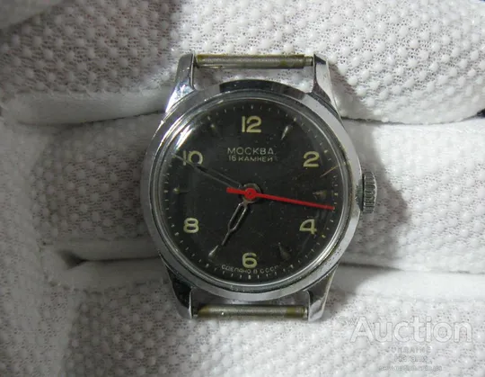 Часы Москва 16 камней СССР Редкая модель! Первые тиражи Исправное прекрасное состояние Точный ход! Недорого