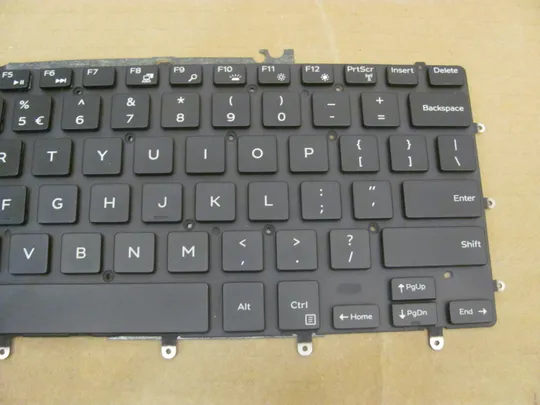 номер0916-7 клавіатура Keyboard з підсвіткою 0WDHC2 02JGWG для Dell XPS 15 7590 9550 9560 9570 Inspiron 7568 2-in-1 7558 Precision 5510 5520 5530 5540 оригінал З аукціону