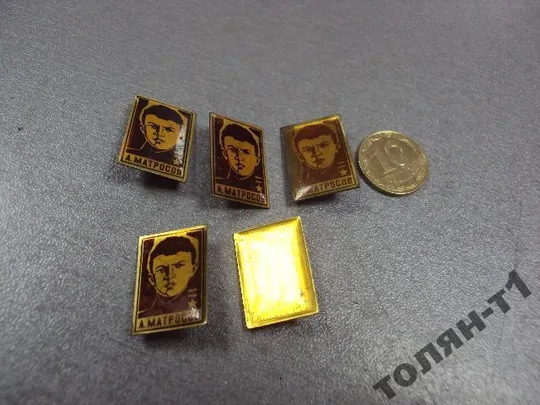 знак личности герои советского союза матросов лот 9 шт №9014 Ціна