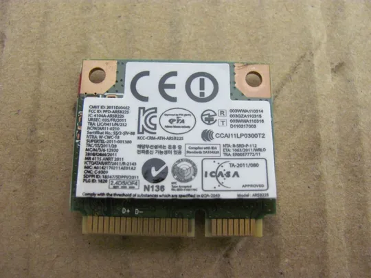 номер0176-14 WI-FI адаптер AR5B225 для SAMSUNG NP300 NP300E5C NP300E5A NP305 оригінал Продаж