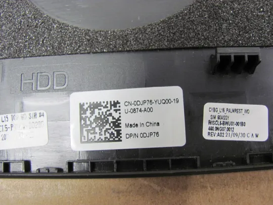 820-1 Кришка панель палмрест 0DJP76 460.0NG07.0012 клавіатура 09973F  для DELL Latitude 3520 оригінал Торговий майданчик