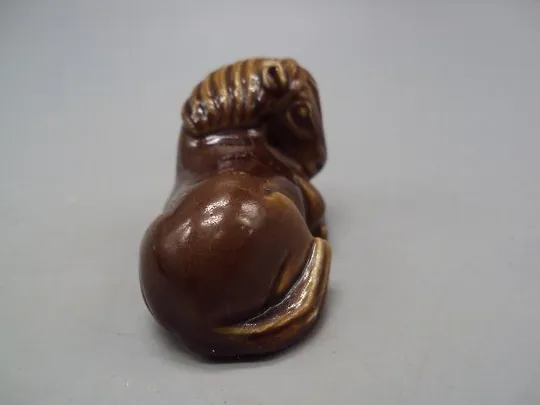 Фигура пластик статуэтка миниатюра лошадь конь лошадка сувенир размер 3,1 х 4,3 см №14178 Інтернет-аукціон