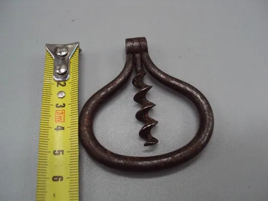 Штопор пробочник складной клеймо K &amp; M металл винтаж 6 х 5,7 см №13549 З аукціону