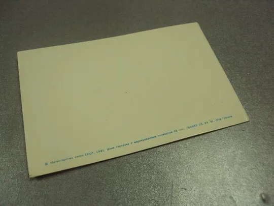 открытка с праздником советской армии и военно-морского флота 1981 23 февраля №12530 З аукціону