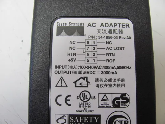 0793 адаптер живлення  CISCO SYSTEMS  AT7028A 5V НІМЕЧЧИНА Продаж