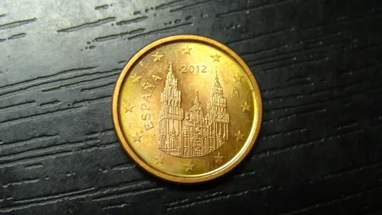 1 євроцент 2012 Іспанія Ціна