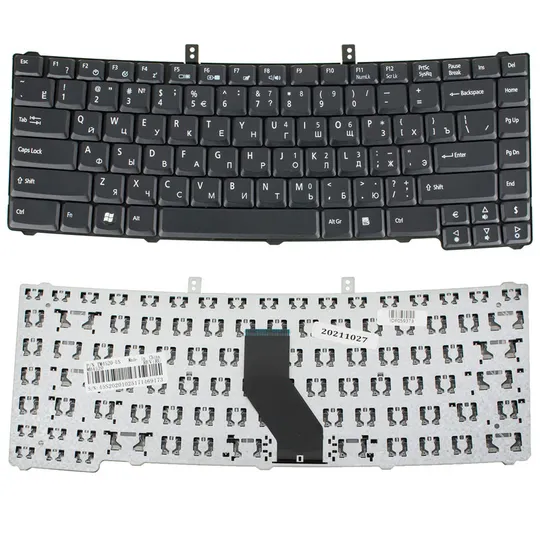 Клавіатура для ноутбука ACER (EX: 4120, 4220, 4420, 4630, 5120, TM: 4320, 4720, 5220, 5310, 5520, 5720), rus, black Ціна