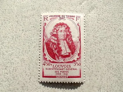 фото, Поштова марка Франція 1947 рік **