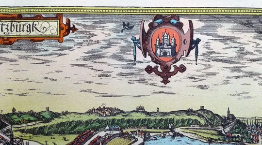 План карта Зальцбурга 1570 р. копія 1938 р. Лейпциг Fv8.9 Продаж