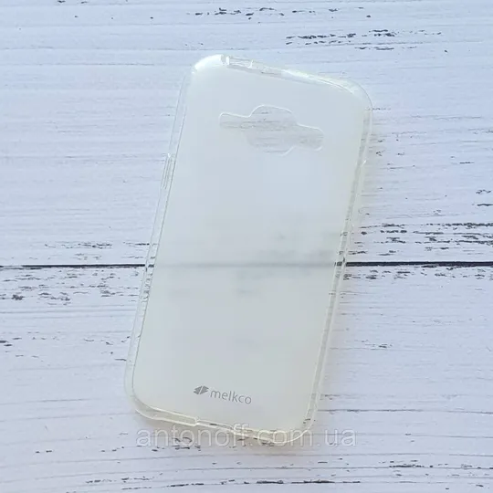 Купити Силіконовий чохол Samsung J100H Galaxy J1 2015 захисна плівка Melkco Прозорий