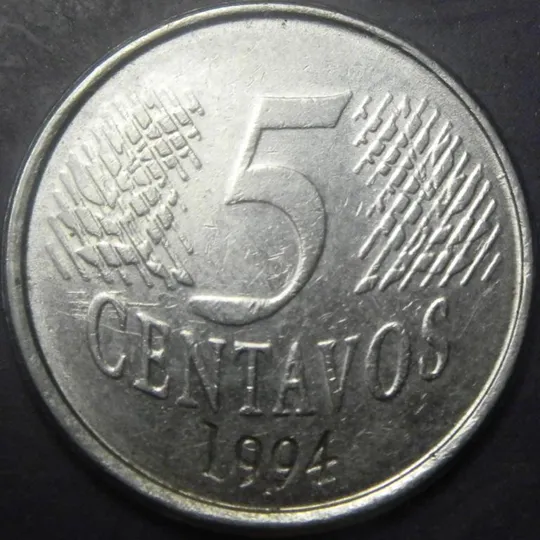 Купити 5 сентавос 1994 Бразилія