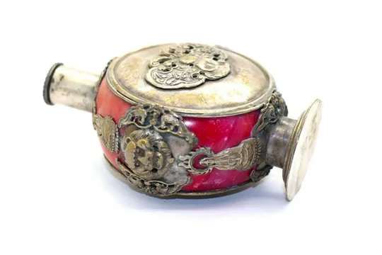 большой металлический флакон/бутылка для ароматов bl254 З аукціону