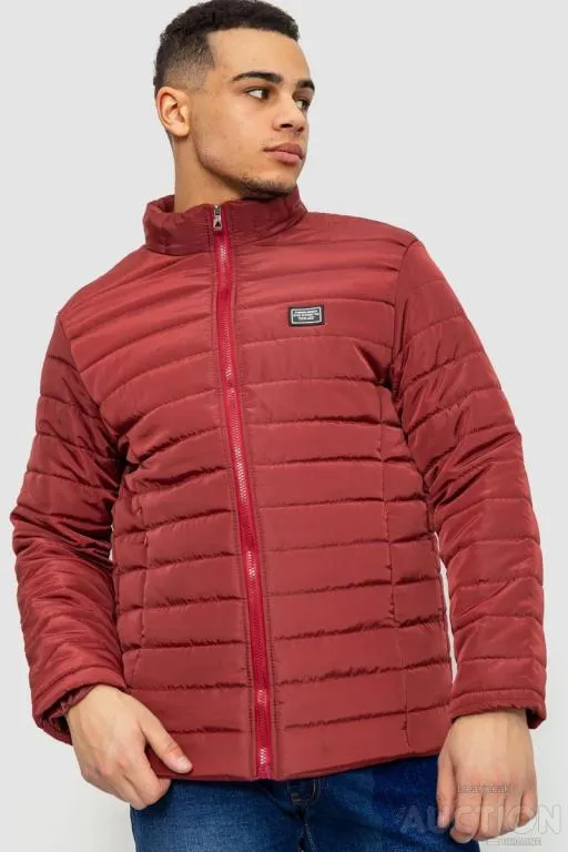 Куртка мужская демисезонная, цвет бордовый, 244R070 Ціна