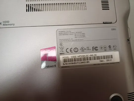0847... SAMSUNG NP530U3C NP530  core i7-3517u 4gb 120gb  НІМЕЧЧИНА в Україні