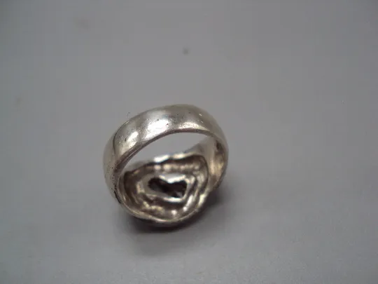 Женское кольцо перстень белые вставки серебро 950 проба вес 9,26 г 17 размер №15585 Недорого