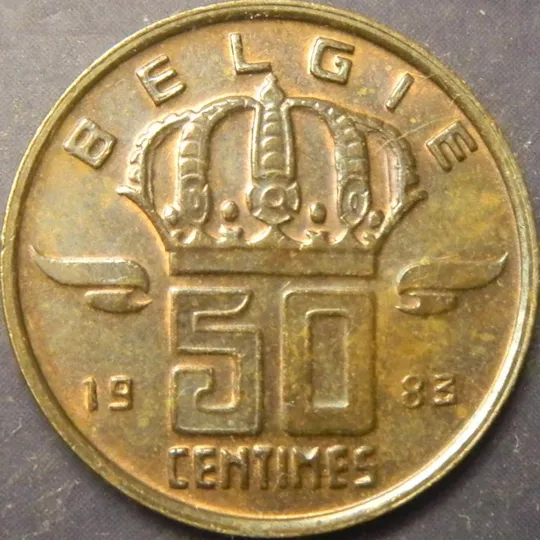 Купити 50 сантимів Бельгія 1983 Belgie
