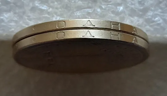 (6960) 1 гривня 2012 1БА1, 1БА2 - 2 монети одним лотом (1 гривна 2012) З аукціону