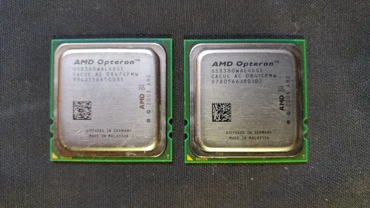Два 4х ядерных процессора AMD Opteron 8380 2,5GHz OS8380WAL4DGI Socket F 1207 75W Вживан Ціна
