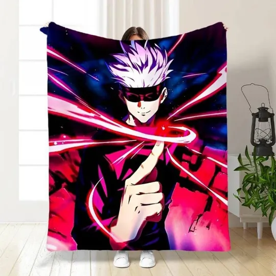 Плед 3D Годжо №2 3391_A 15821 160х200 см Ціна