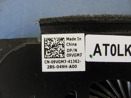 Купити №2-10 Вентилятор (кулер, FAN) 09VGM7 для DELL LATITUDE E6330 оригінал