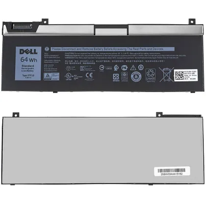 фото, Оригінальна батарея для ноутбука DELL 0H6K6V INNER (Precision: 7740,7330,7540) 7.6V, 8000mAh, Black
