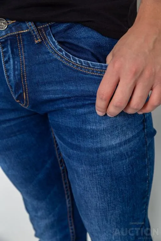 Джинсы мужские, цвет синий, 243R4032 Де купити