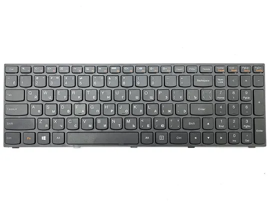 Клавиатура для LENOVO E50-70, E50-80, E51-80, Z41-70, Z51-70 ( RU Black Черная рамка ) OEM З аукціону