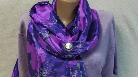 Брошка мельхіор скань червоне скло стара радянська біжутерія Вживане Недорого