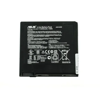 фото, Оригінальна батарея для ноутбука ASUS A42-G55 (G55, G55VM, G55V, G55VW series) 14.4V 5200mAh Black (0B110-00080000)