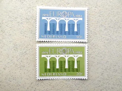фото, Серія поштових марок Нідерланди " Європа СЕРТ " 1984 рік **