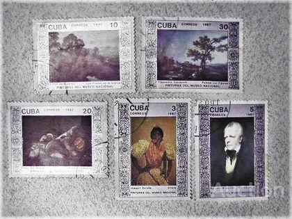 фото, Марки Куба " Мистетство " 1987 рік
