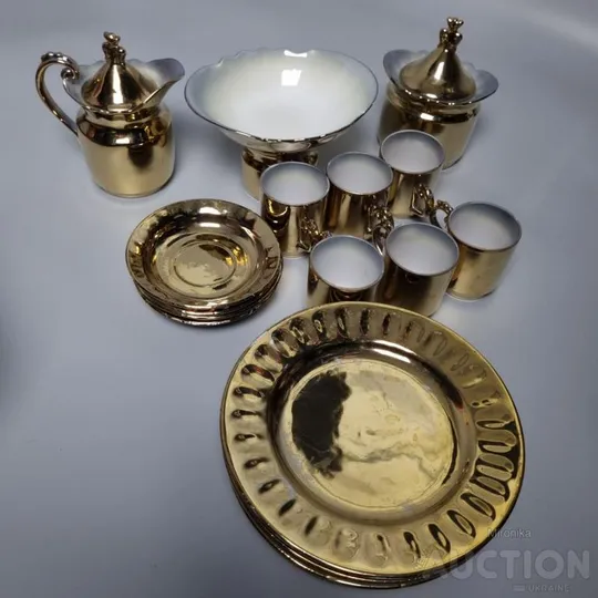 Кавовий сервіз "Пегас" із фарфору СРСР, 19шт. Ціна